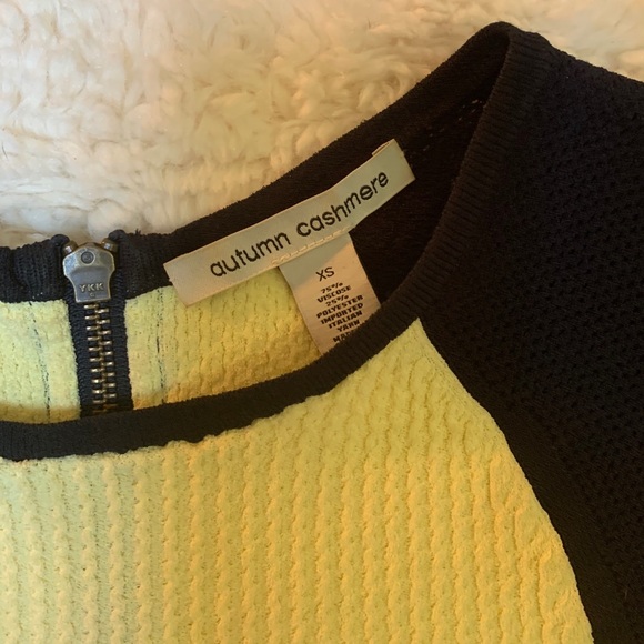 Autumn cashmere color block knit dress - Picture 6 of 7